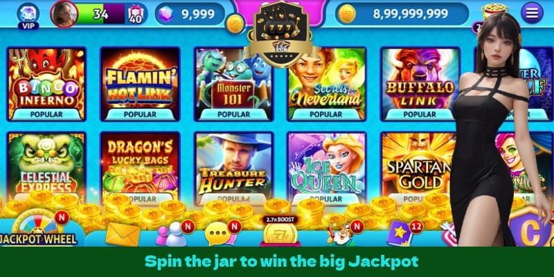 Spin the jar to win the big Jackpot 